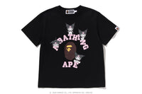 BAPE X KUROMI COLLEGE MINI TEE LADIES
