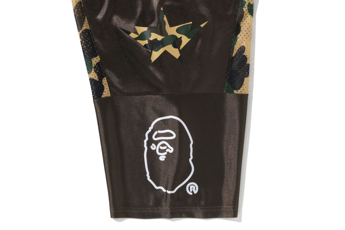 1ST CAMO BAPE CROPPED FOOTBALL TEE LADIES