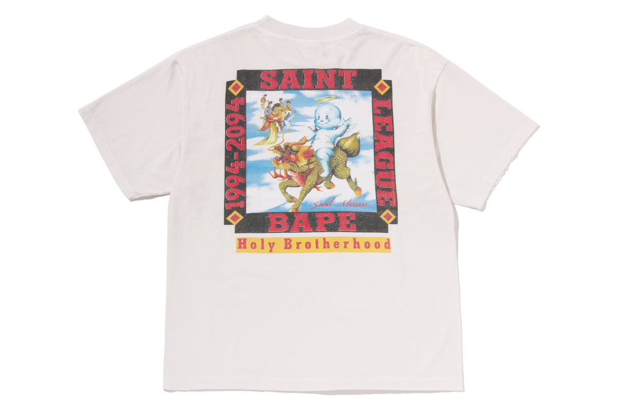 BAPE X SAINT MXXXXXX LEAGUE TEE