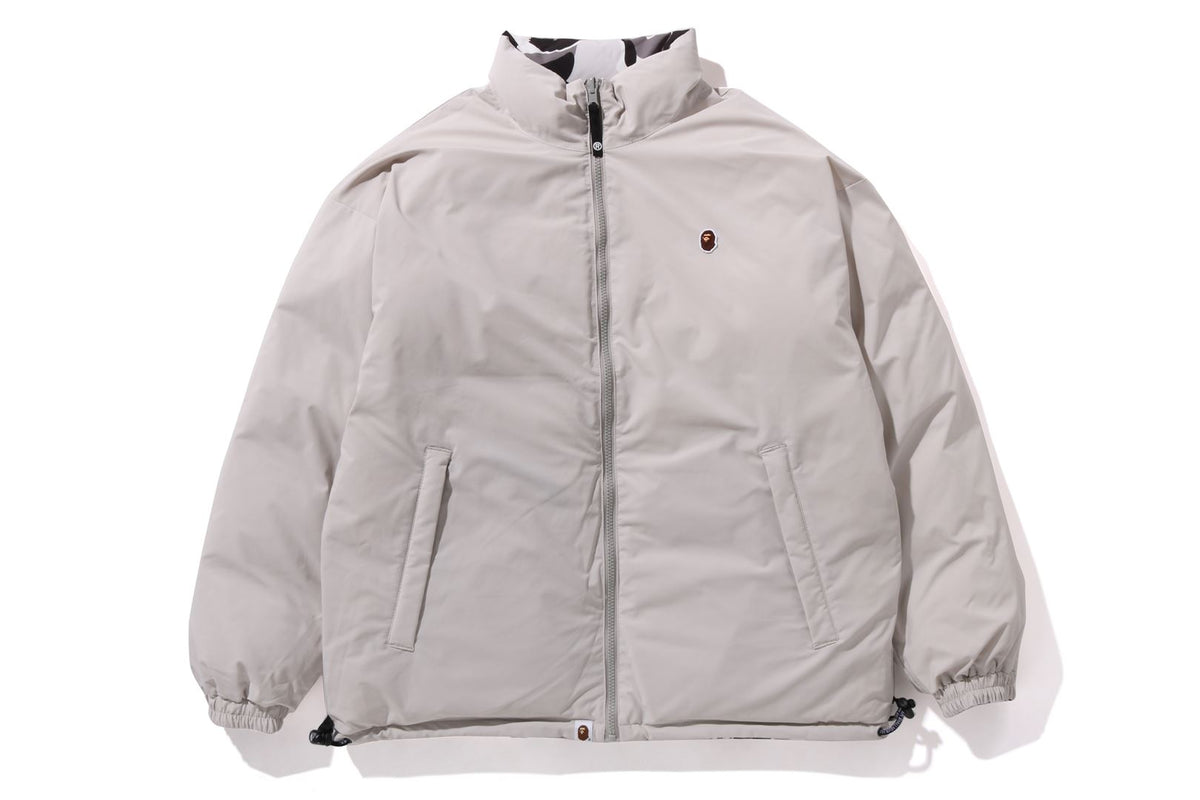 BAPE MENS ABC CAMO REVERSIBLE DOWN JACKET