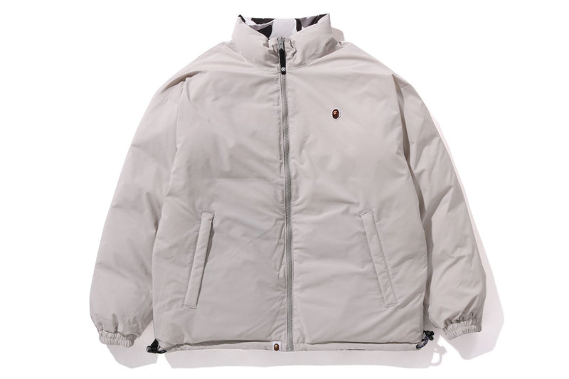 BAPE MENS ABC CAMO REVERSIBLE DOWN JACKET