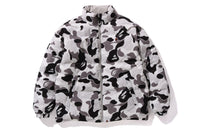 BAPE MENS ABC CAMO REVERSIBLE DOWN JACKET