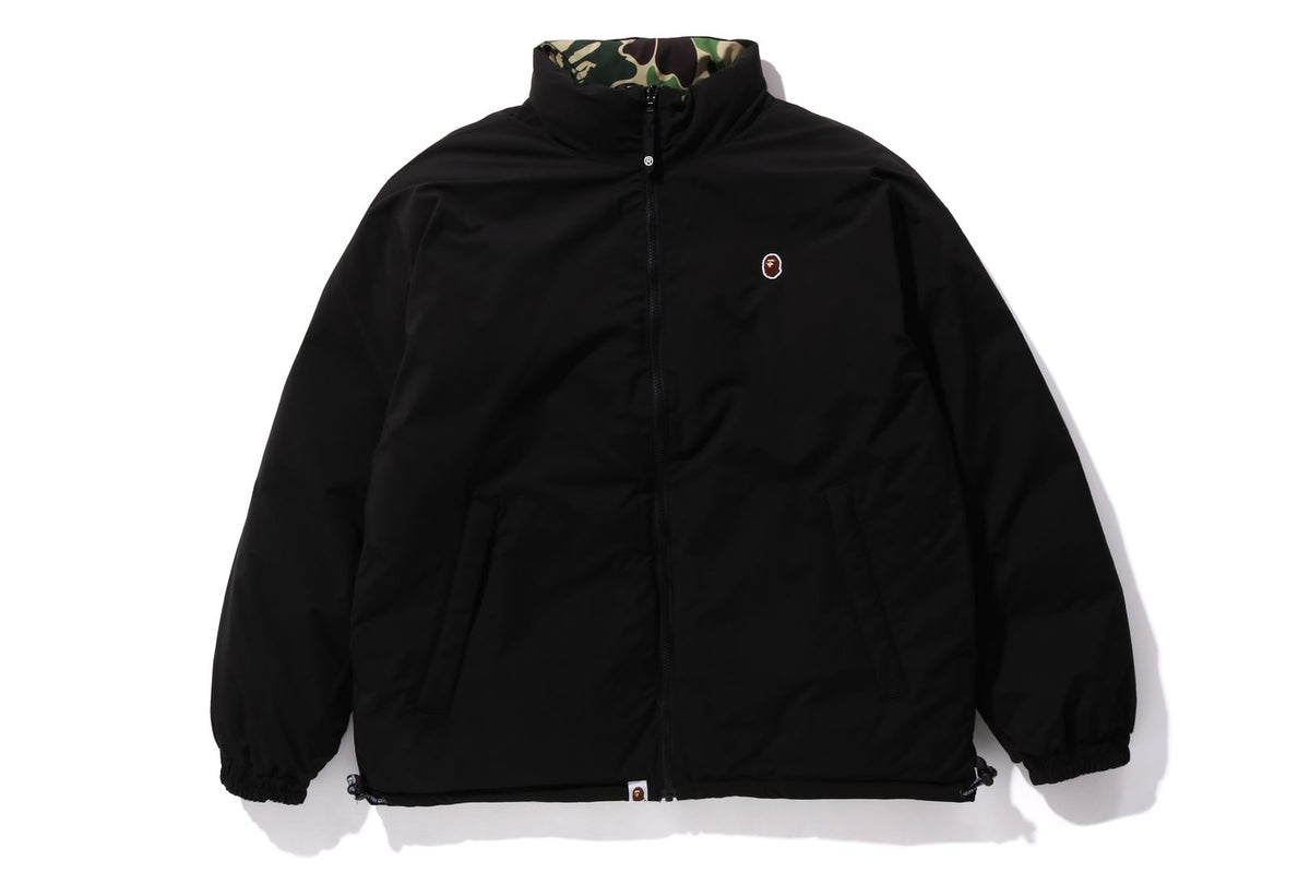 BAPE MENS ABC CAMO REVERSIBLE DOWN JACKET