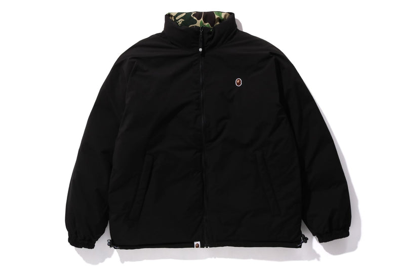 BAPE MENS ABC CAMO REVERSIBLE DOWN JACKET