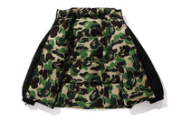BAPE MENS ABC CAMO REVERSIBLE DOWN JACKET