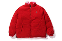 BAPE MENS ABC CAMO REVERSIBLE DOWN JACKET