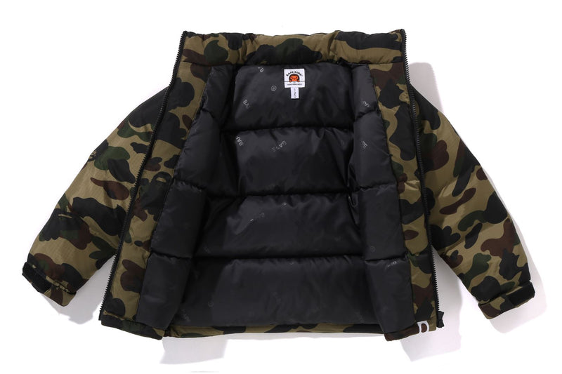 BAPE KIDS NYLON 1ST CAMO DOWN JACKET