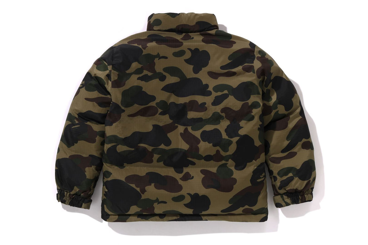 BAPE KIDS NYLON 1ST CAMO DOWN JACKET