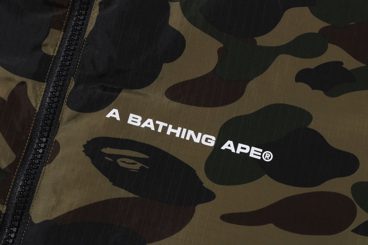 BAPE KIDS NYLON 1ST CAMO DOWN JACKET