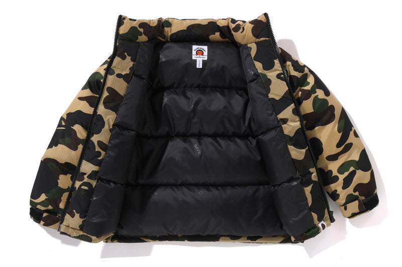 BAPE KIDS NYLON 1ST CAMO DOWN JACKET