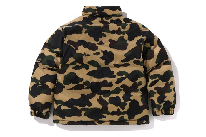 BAPE KIDS NYLON 1ST CAMO DOWN JACKET