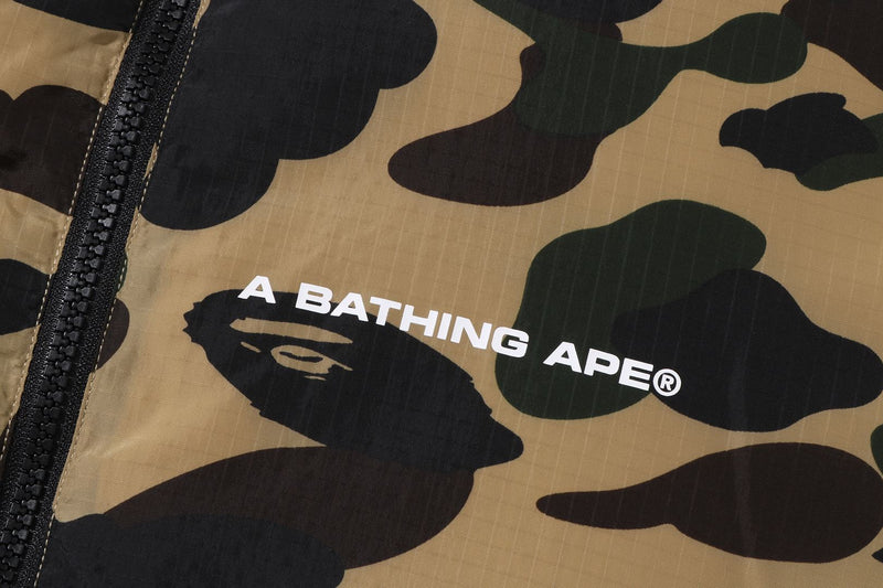 BAPE KIDS NYLON 1ST CAMO DOWN JACKET