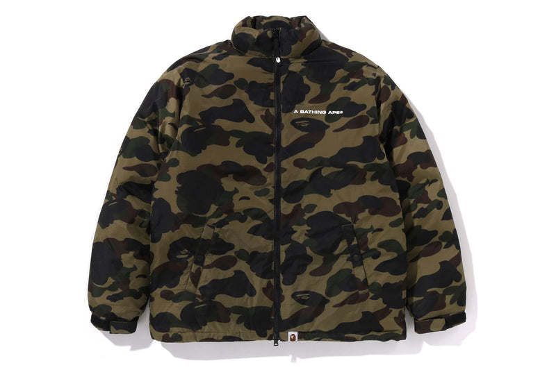 BAPE KIDS NYLON 1ST CAMO DOWN JACKET