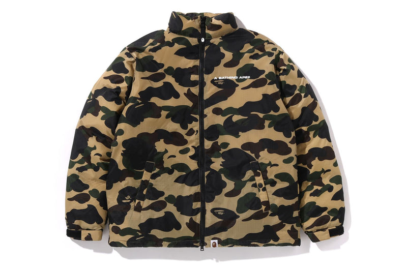 BAPE KIDS NYLON 1ST CAMO DOWN JACKET