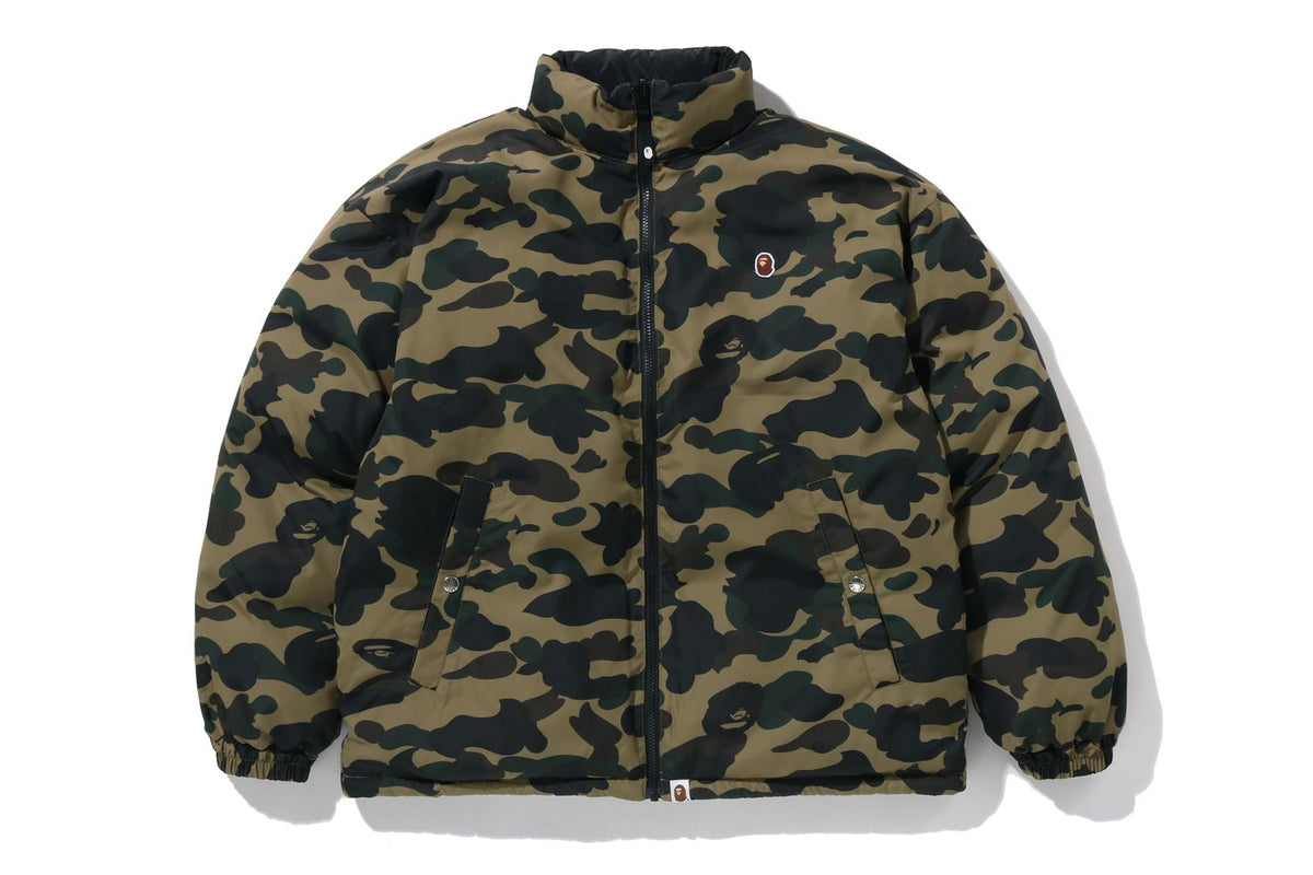 1ST CAMO REVERSIBLE DOWN JACKET