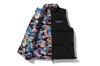 ART CAMO REVERSIBLE DOWN VEST