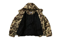 COLOR CAMO DOWN JACKET