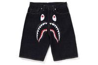 SHARK DENIM SHORTS