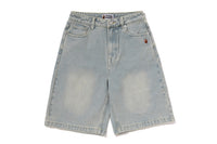 BAPE STA LOGO DENIM JORTS LADIES