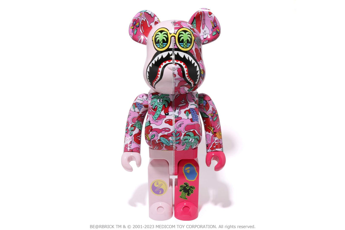 BAPE® X STEVEN HARRINGTON SHARK BE@RBRICK 1000%