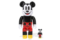BAPE X MICKEY MOUSE ORIGINAL COLOR BE@RBRICK 100% & 400%