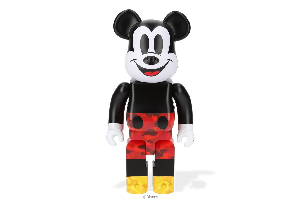 BAPE X MICKEY MOUSE ORIGINAL COLOR BE@RBRICK 100% & 400%