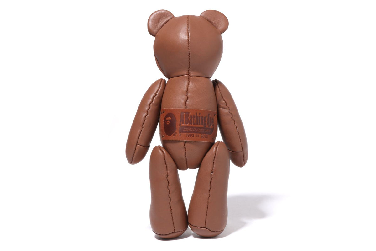SOLID CAMO LEATHER BEAR PLUSH DOLL 25CM