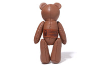 SOLID CAMO LEATHER BEAR PLUSH DOLL 25CM