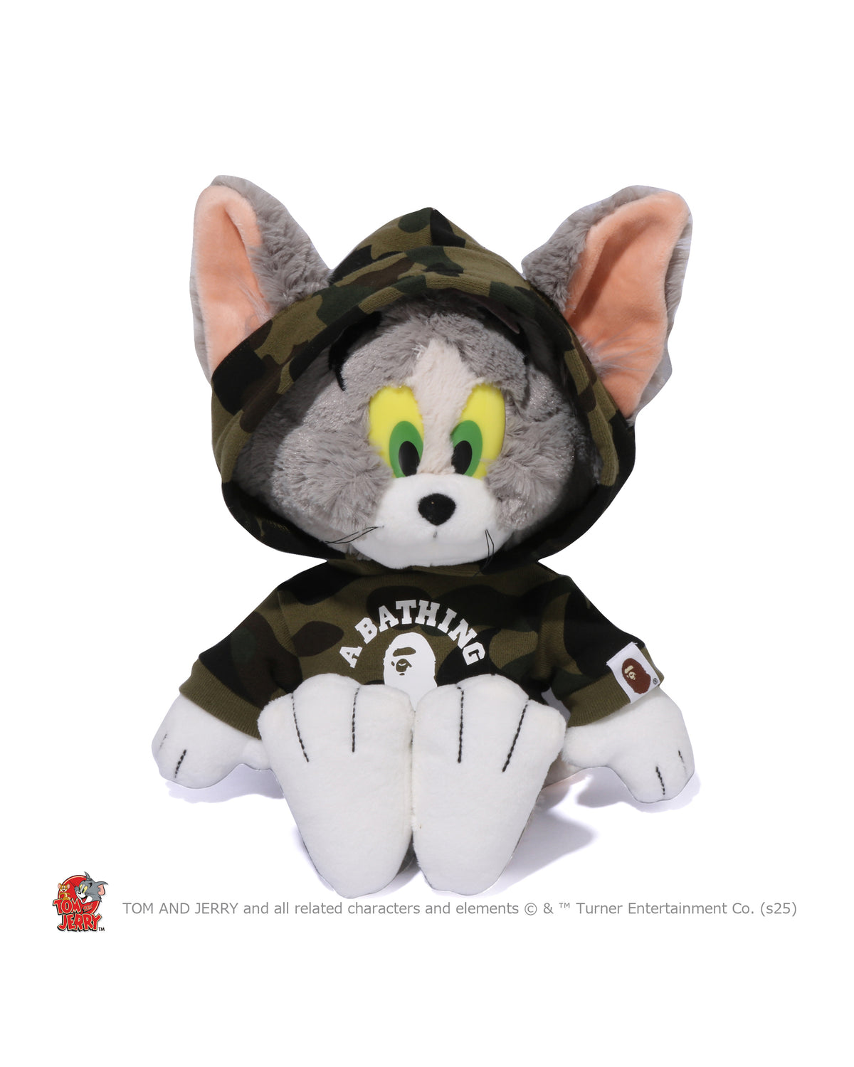 BAPE X TOM AND JERRY 85TH -  1ST CAMO HOODIE DOLL SET M