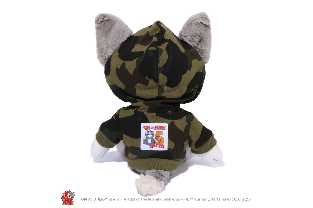 BAPE X TOM AND JERRY 85TH -  1ST CAMO HOODIE DOLL SET M