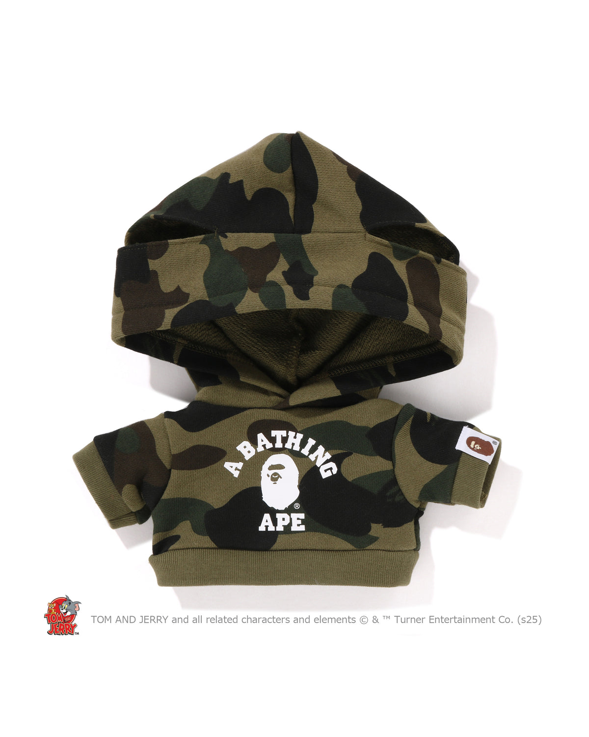 BAPE X TOM AND JERRY 85TH -  1ST CAMO HOODIE DOLL SET M