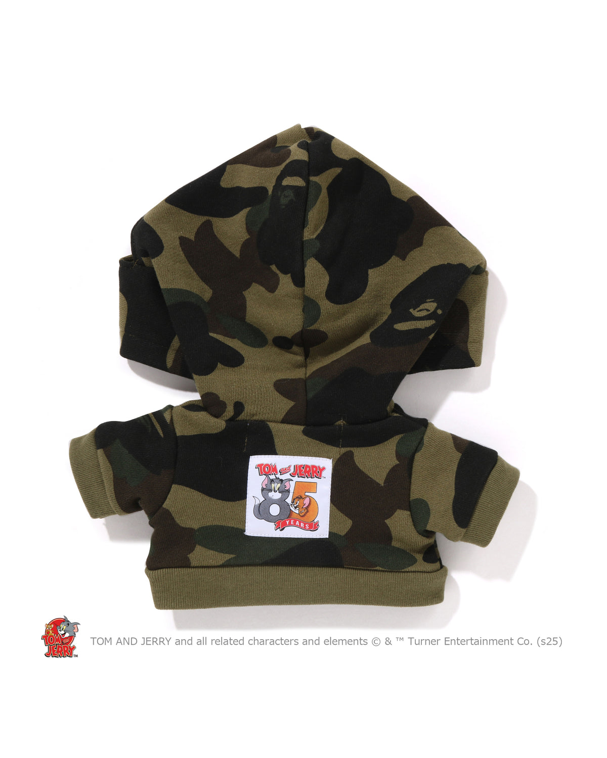 BAPE X TOM AND JERRY 85TH -  1ST CAMO HOODIE DOLL SET M