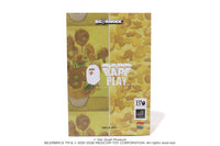 BAPE X VGM - SUNFLOWERS SHARK BE@RBRICK 100%&400% M