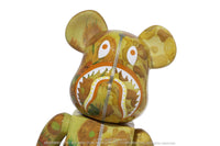 BAPE X VGM - SUNFLOWERS SHARK BE@RBRICK 100%&400% M