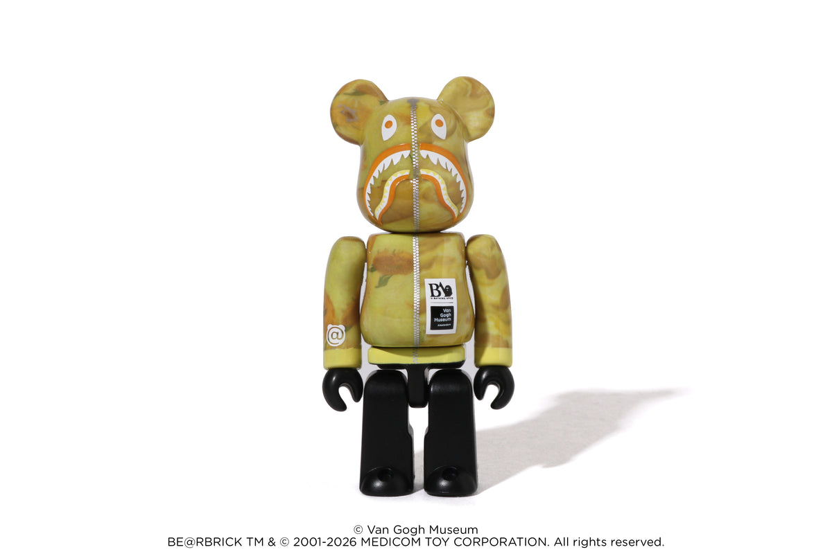 BAPE X VGM - SUNFLOWERS SHARK BE@RBRICK 100%&400% M