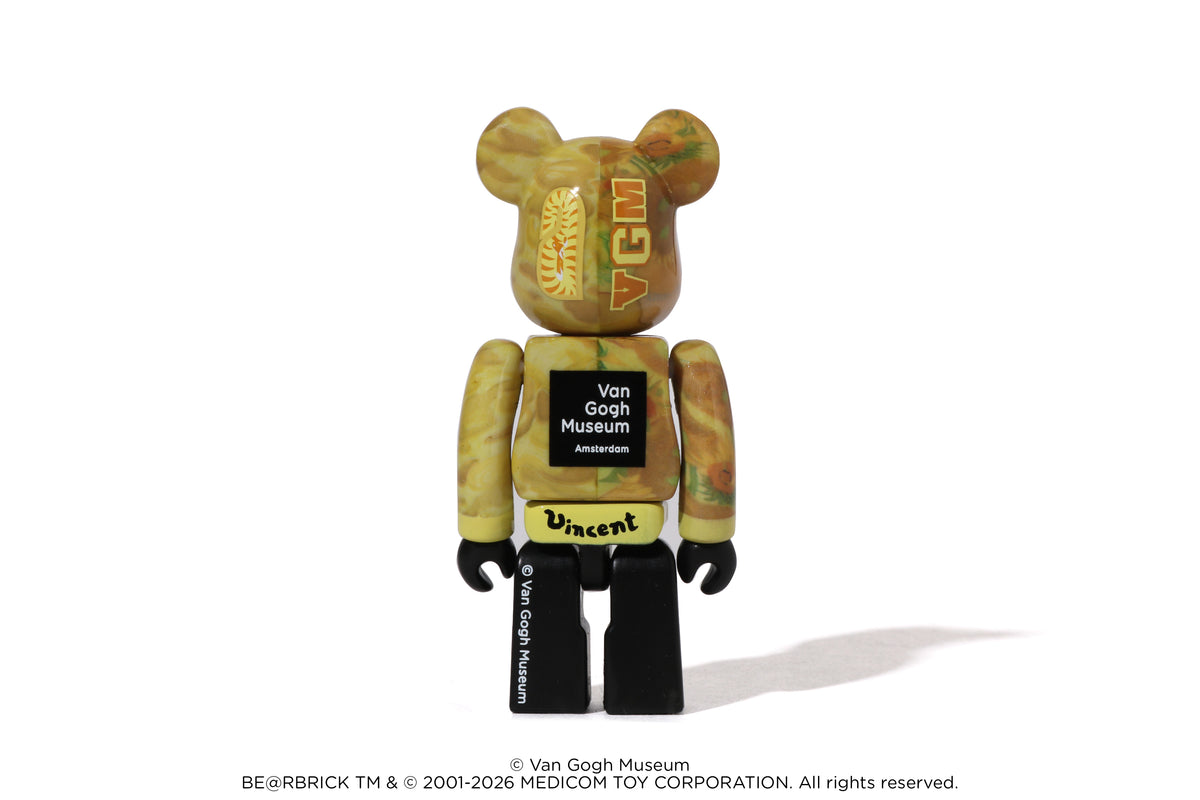 BAPE X VGM - SUNFLOWERS SHARK BE@RBRICK 100%&400% M
