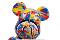 BAPE X MEDICOM TOY 30TH ANNIV.SHARK HOODIE BE@RBRICK 100%&400%