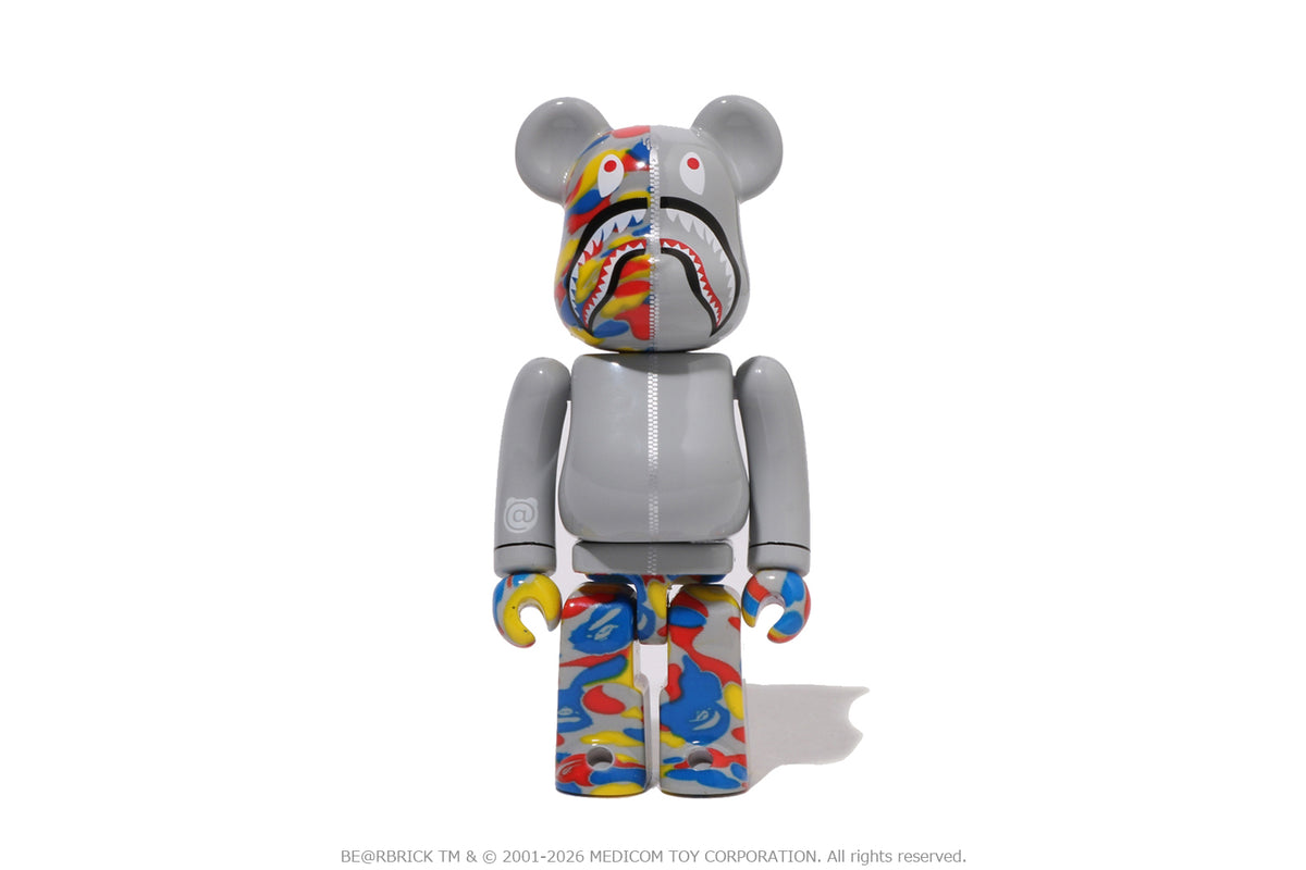 BAPE X MEDICOM TOY 30TH ANNIV.SHARK HOODIE BE@RBRICK 100%&400%