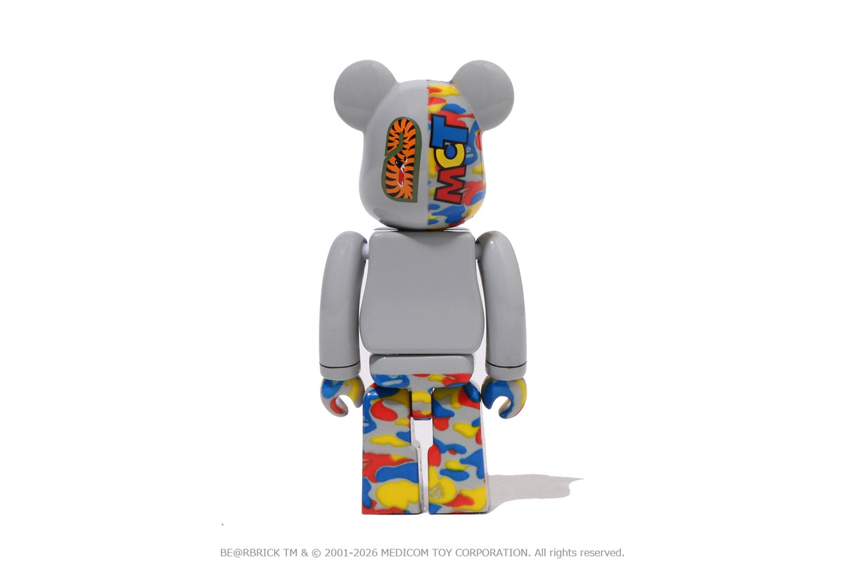 BAPE X MEDICOM TOY 30TH ANNIV.SHARK HOODIE BE@RBRICK 100%&400%