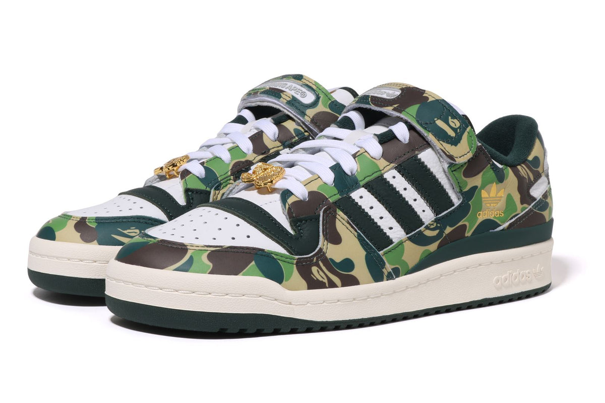 BAPEÂ® X ADIDAS FORUM 84 LOW ABC CAMO MENS