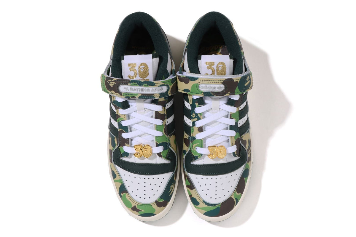 BAPEÂ® X ADIDAS FORUM 84 LOW ABC CAMO MENS