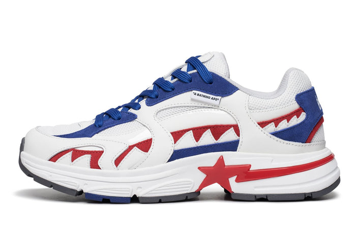 BAPE MENS UK EXCLUSIVE SHARK STA SNEAKERS SHOES