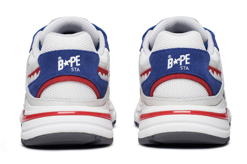 BAPE MENS UK EXCLUSIVE SHARK STA SNEAKERS SHOES