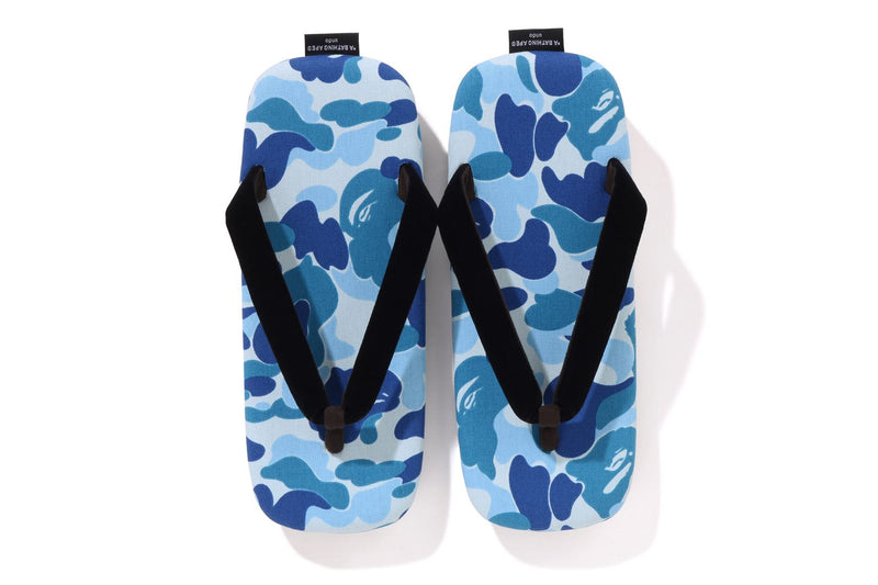 BAPE X GOYEMON MENS ABC CAMO FLIP FLOPS UNDA