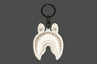 SHARK REFLECTIVE KEYCHAIN