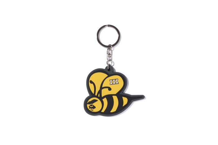 BAPE X GOD SELECTION XXX BAPE BEE KEYCHAIN