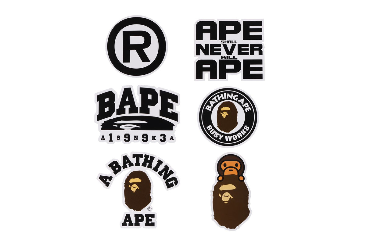 BAPE STICKER SET