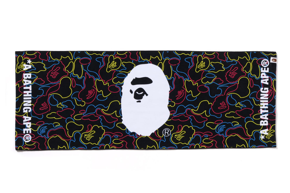 NEON CAMO SPORTS TOWEL M