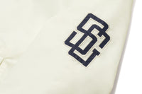 BAPE X STADIUM GOODS CONTRAST STRIPE VARSITY JACKET MENS