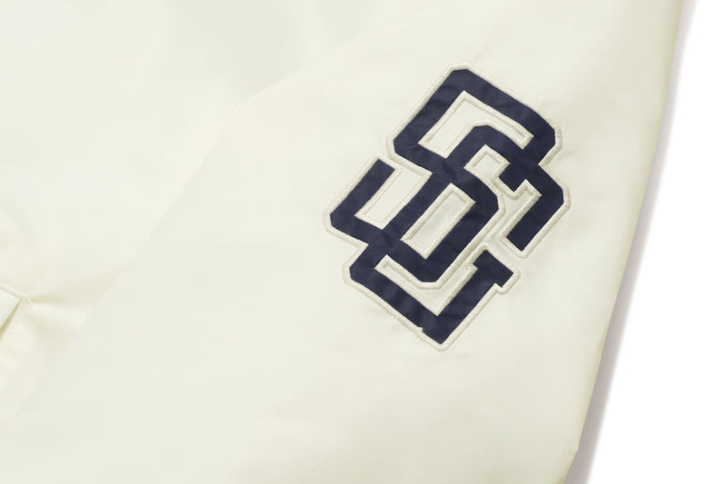BAPE X STADIUM GOODS CONTRAST STRIPE VARSITY JACKET MENS